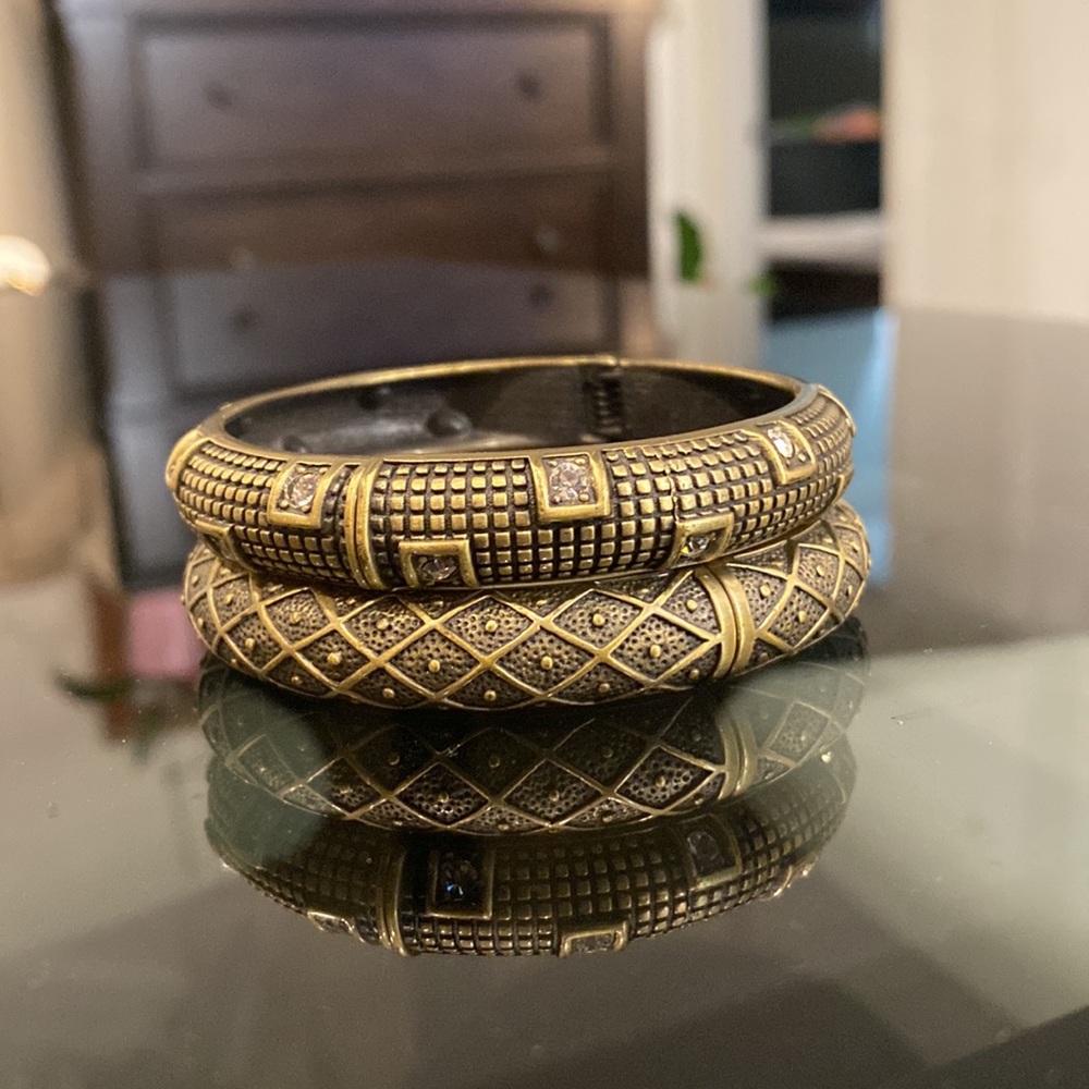 Stella & Dot - Brass Bangles